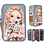 TopModel 3-vaks etui CAT LOVE