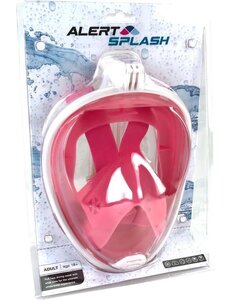 Alert Duikmasker roze maat adult