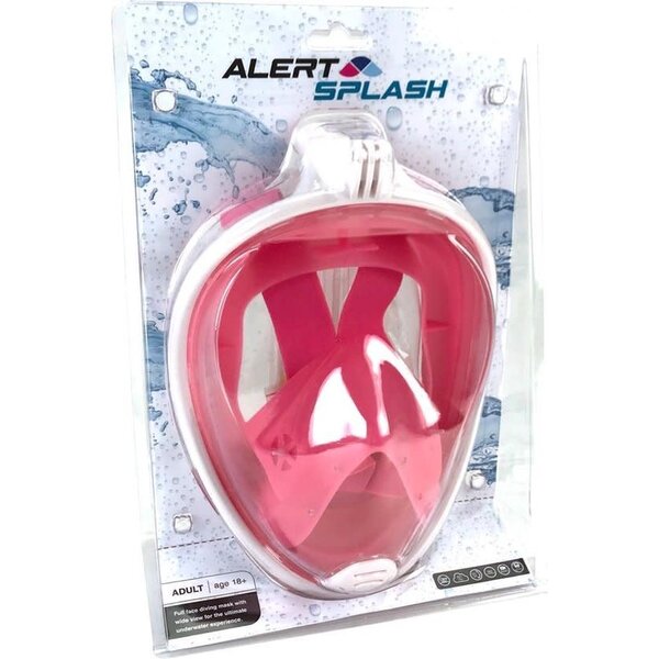 Alert Duikmasker roze vanaf 10+