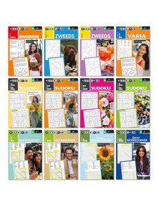  Puzzelboeken  p/st  diverse soorten