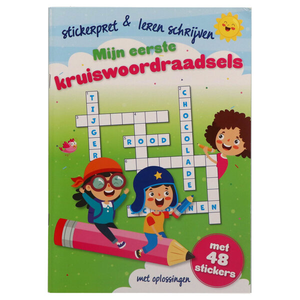 Mijn eerste kruiswoordraadsels (6-10 jaar)
