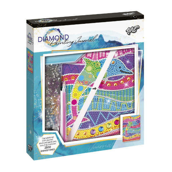 Totum Diamond Paint Notebook dolfijn