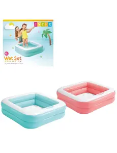 Intex Zwembad mini vierkant 85x85x23  (ALLEEN NOG 1X ROZE)