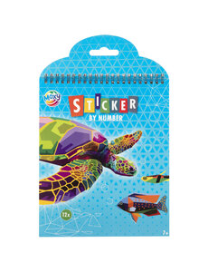  Sticker op nummer - Dieren - 3 assortie