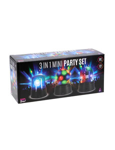  Mini Party Disco set  - 3 delig