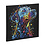 Schilderen op Nummer Luxe Zwart Canvas Hond - 30x30 cm