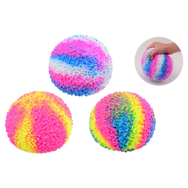 JohnToy XXL Koraal Squeeze bal - 15 cm