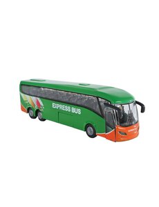 Kids Globe Bus met licht, geluid en pull back - 18.5 cm