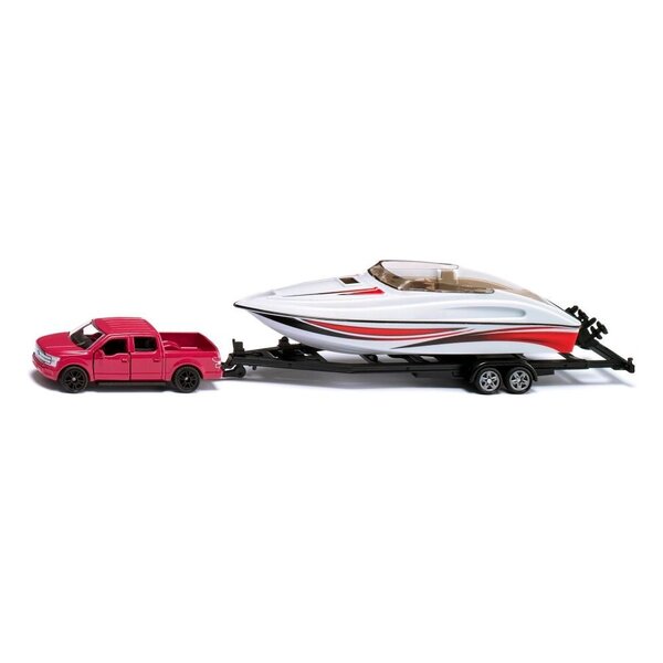 Siku 2568 - Ford F150 met motorboot