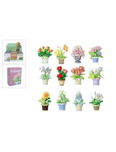  Bouwstenen plant in pot - 12 ass