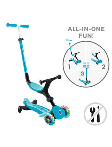 Step Globber Go Up Active Ligths Aqua 360