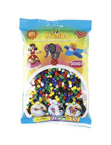 Hama Strijkkralen primaire kleuren - 3000 stuks