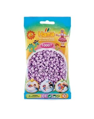 Hama Strijkkralen lila pastel - 1000 stuks
