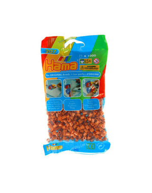 Hama Strijkkralen licht bruin - 1000 stuks