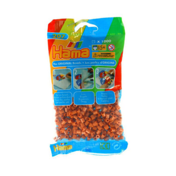 Hama Strijkkralen licht bruin - 1000 stuks