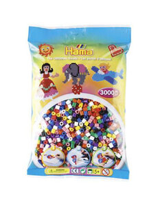 Hama Strijkkralen  gemengde kleuren  - 3000 st.