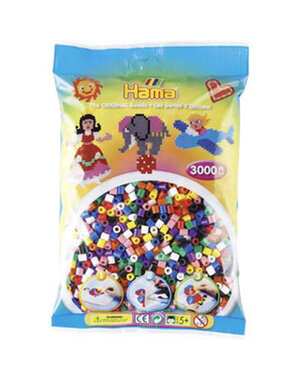 Hama Strijkkralen  gemengde kleuren  - 3000 st.