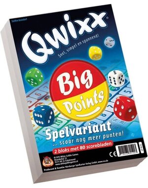 White Goblin Games Qwixx - Scoreblok Big Points 2 stuks