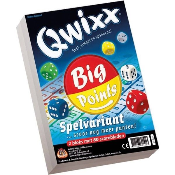 White Goblin Games Qwixx - Scoreblok Big Points 2 stuks
