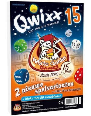 White Goblin Games Qwixx - Scoreblokken Lucky 15 en Connect 15