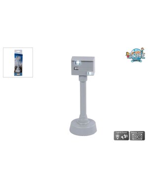 Kids Globe Flitspaal met licht en geluid - 12 cm