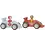 Little Dutch Racewagen hout met pull-back funtie - set van 2