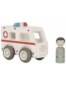 Little Dutch Ambulance hout