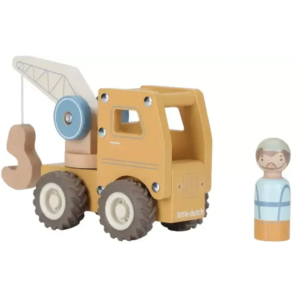 Little Dutch Kraanwagen hout