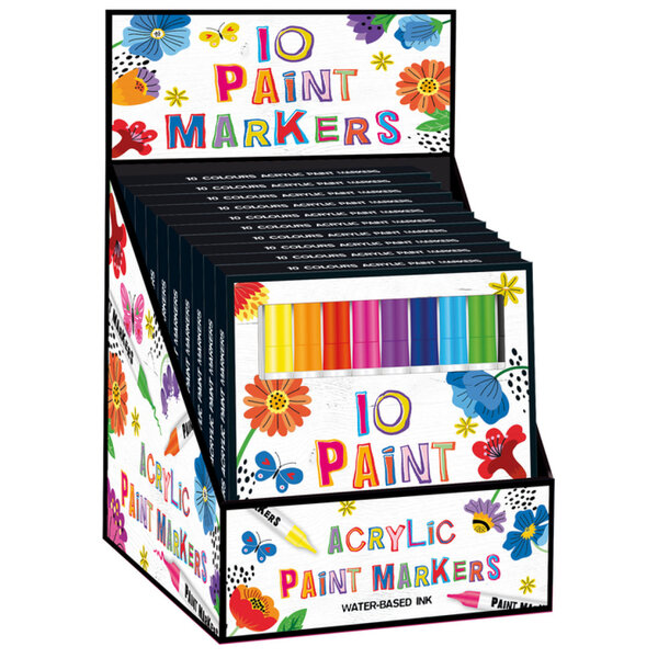 Interstat Paint markers / verfstiften 10 stuks