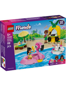 LEGO 42658 - Zwembadfeestje met Flamingo en Eenhoorn