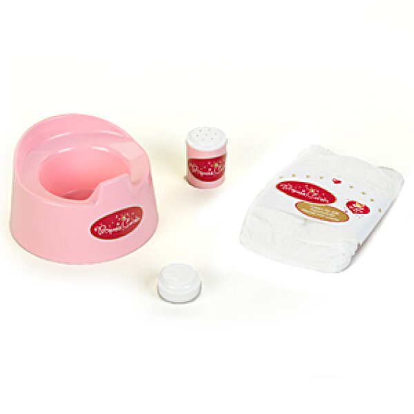 Poppenpotje met accessoires