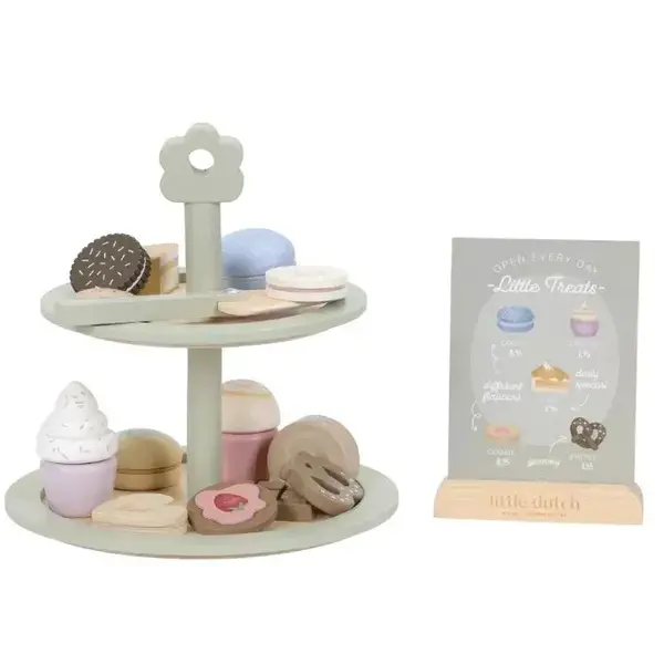 Little Dutch Etagere met gebak