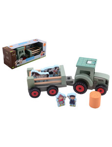 Jouéco Fien en Teun tractor met diertjes