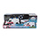Kids Globe VW Transporter Politie met boot - met pull back functie