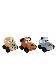 Mini Club Pluche dier auto, 15 cm, div. kleuren