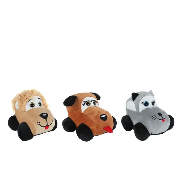 Mini Club Pluche dier auto, 15 cm, div. kleuren