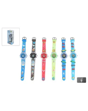  Horloge analoog met licht
