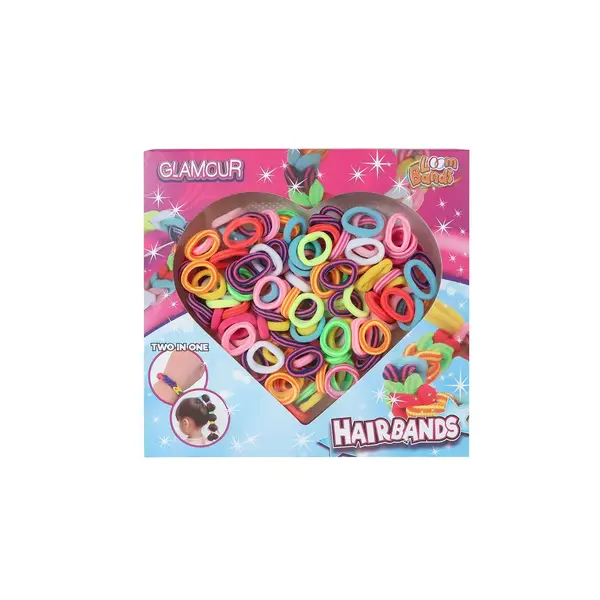 Glamour Loom / haarbandjes 150 stuks
