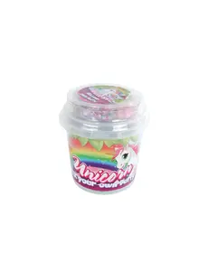  Maak je eigen Unicorn slijm met glitters en kralen, 700 gram.
