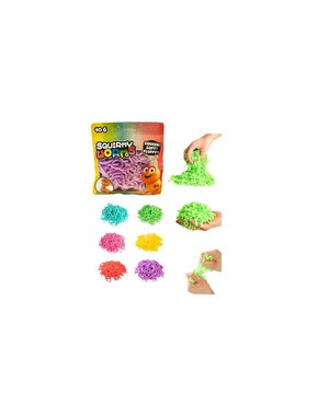  Squirmy wormen in zak, div. kleuren - 40 gram
