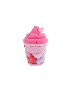  Pluche Ijsjes menu met 4 hartjesknuffels - 36 cm