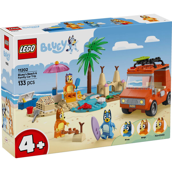 LEGO 11202 - Bluey met de auto naar het strand