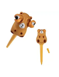 Centrum Capybara Balpen groot met uitpuilende ogen