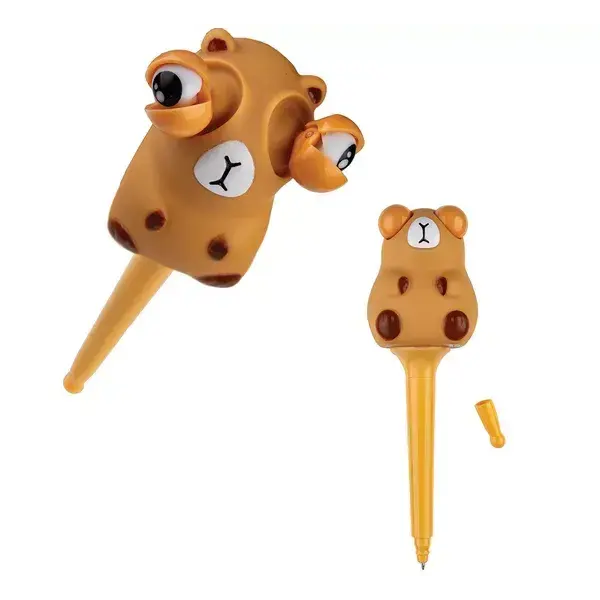 Centrum Capybara Balpen groot met uitpuilende ogen