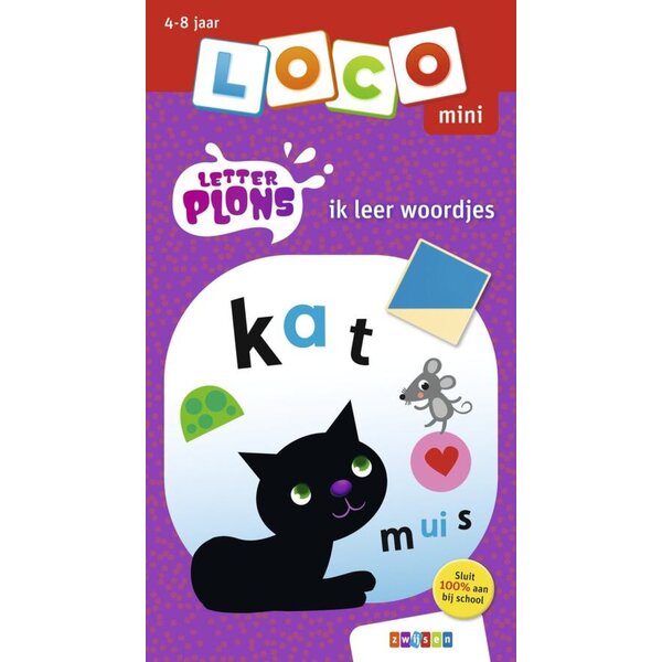 Zwijsen Loco Mini Letterplons - Ik leer woordjes