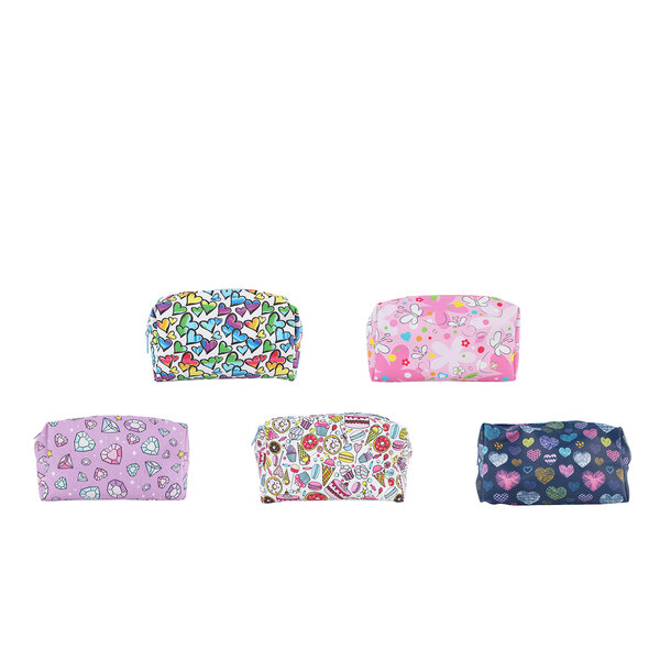 Glamour opbergtasje met rits - 6ass