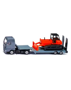 Siku 1762  - Vrachtwagen dieplader met bulldozer