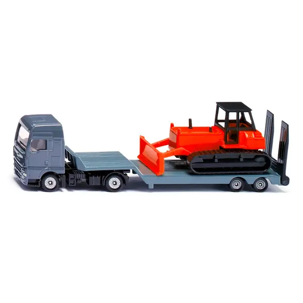 Siku 1762  - Vrachtwagen dieplader met bulldozer