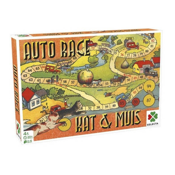 Selecta Spellen van toen - Auto race/Kat en muis