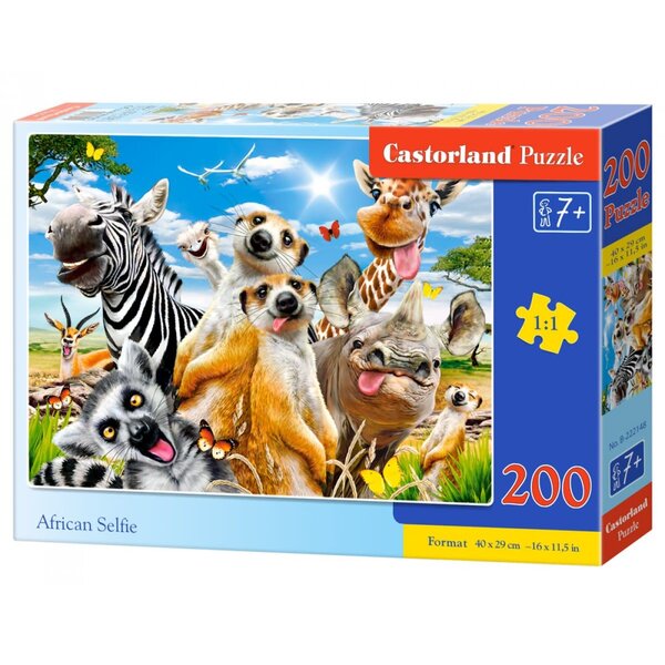 Castorland African Selfie -  200 stukjes